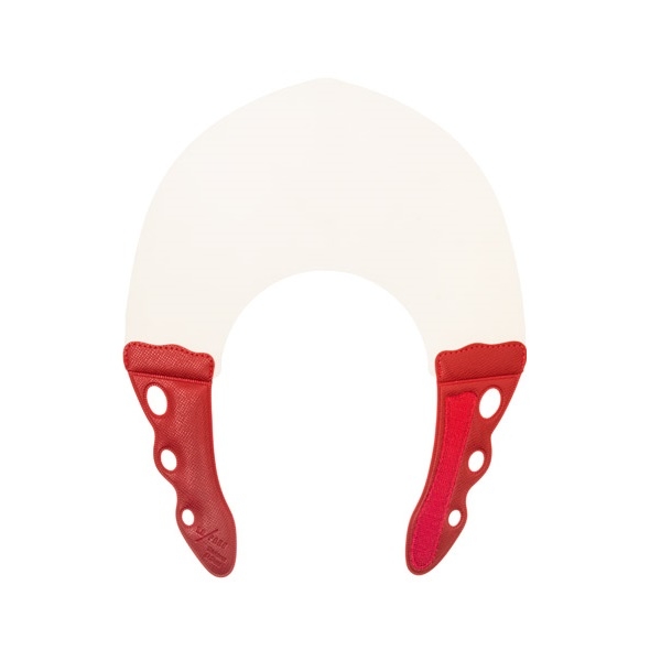 Воротник YS Park YS-NF06-Nat-Red воротничок парикмахерский white line белый одноразовый для парикмахерской 8х40см в рулоне