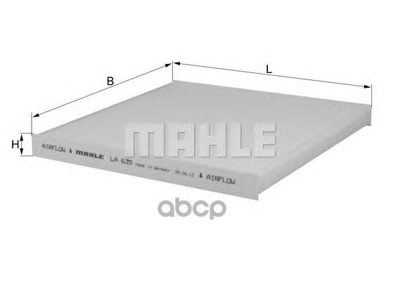

Фильтр салона Mahle/Knecht la635