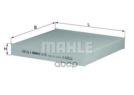 

Фильтр салона Mahle/Knecht la82