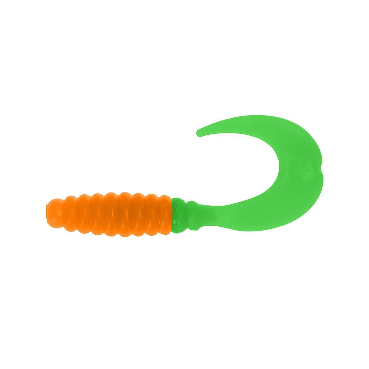 

Твистер несъедоб. Credo 2,35"/6,0 см Orange & Green 100шт. (HS-10-025-N) Helios