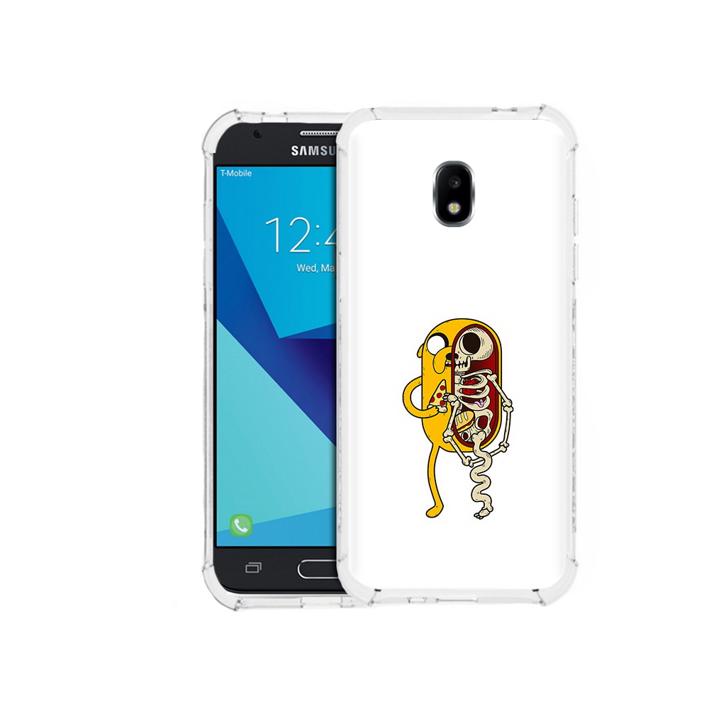 

Чехол MyPads Tocco для Samsung Galaxy J7 Pro Джейк скелет (PT128255.589.64), Прозрачный, Tocco