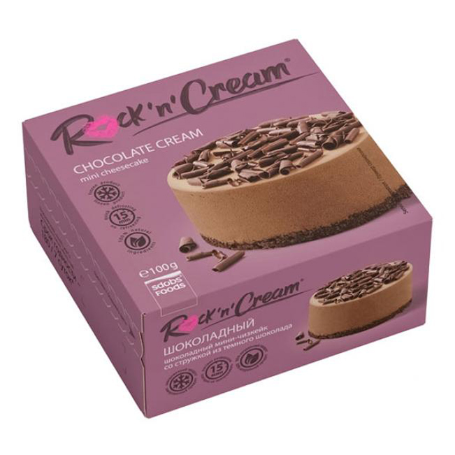

Пирожное Rock'n' Cream Мини чизкейк шоколадный замороженный 100 г
