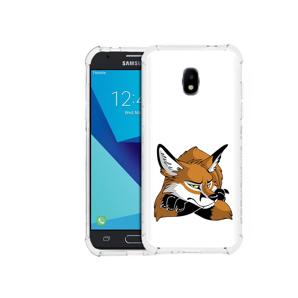 

Чехол MyPads Tocco для Samsung Galaxy J7 Pro фокс (PT128255.589.660), Прозрачный, Tocco