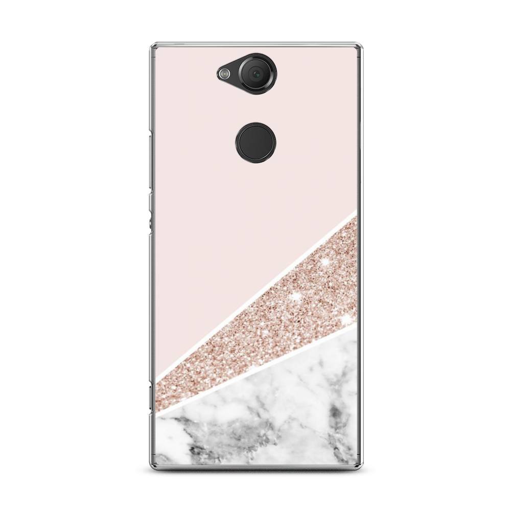 

Чехол для Sony Xperia XA2 Plus "Блестящий розовый мрамор", 53550-3
