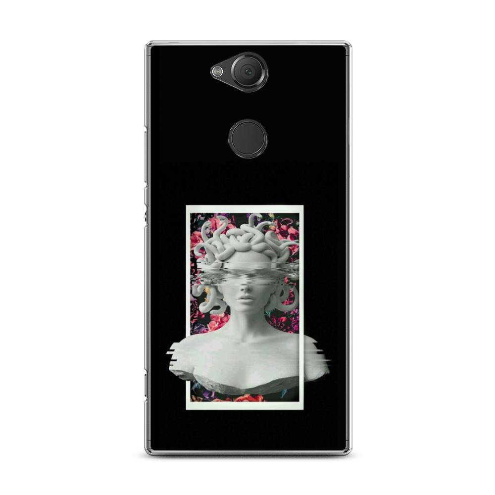 

Чехол на Sony Xperia XA2 Plus "Web Punk Медуза Горгона", Черный;серый, 53550-6