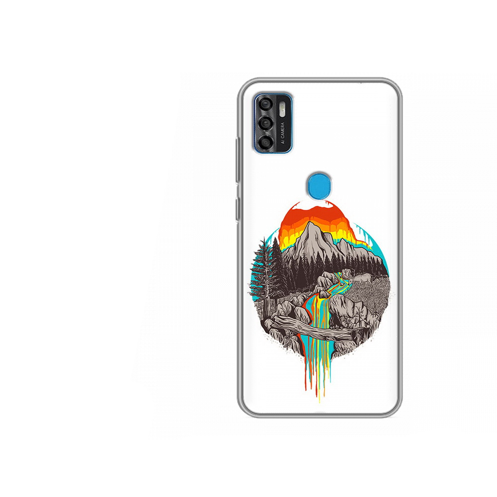 

Чехол MyPads Tocco для ZTE Blade A7s 2020 Радужный водопад (PT158171.472.144), Tocco