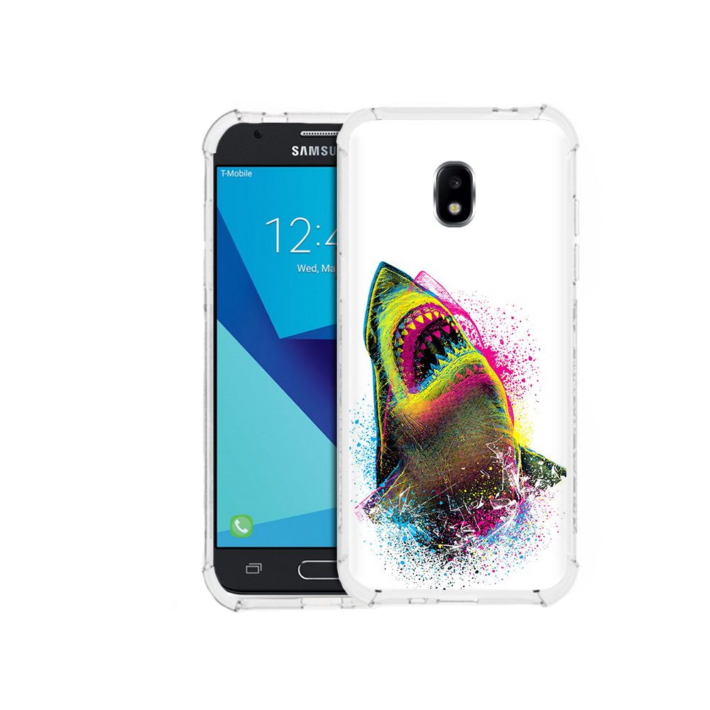 

Чехол MyPads Tocco для Samsung Galaxy J7 Pro челюсти-2 (PT128255.589.674), Прозрачный, Tocco