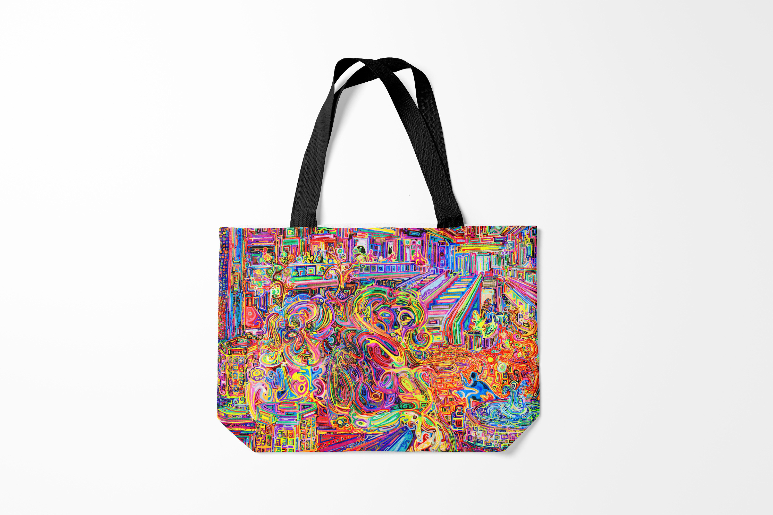 

Сумка шoппер унисекс Burnettie Кислота НЕОНОВЫЕ ЛИНИИ АБСТРАКЦИЯ, разноцветный, Кислота НЕОНОВЫЕ ЛИНИИ АБСТРАКЦИЯ