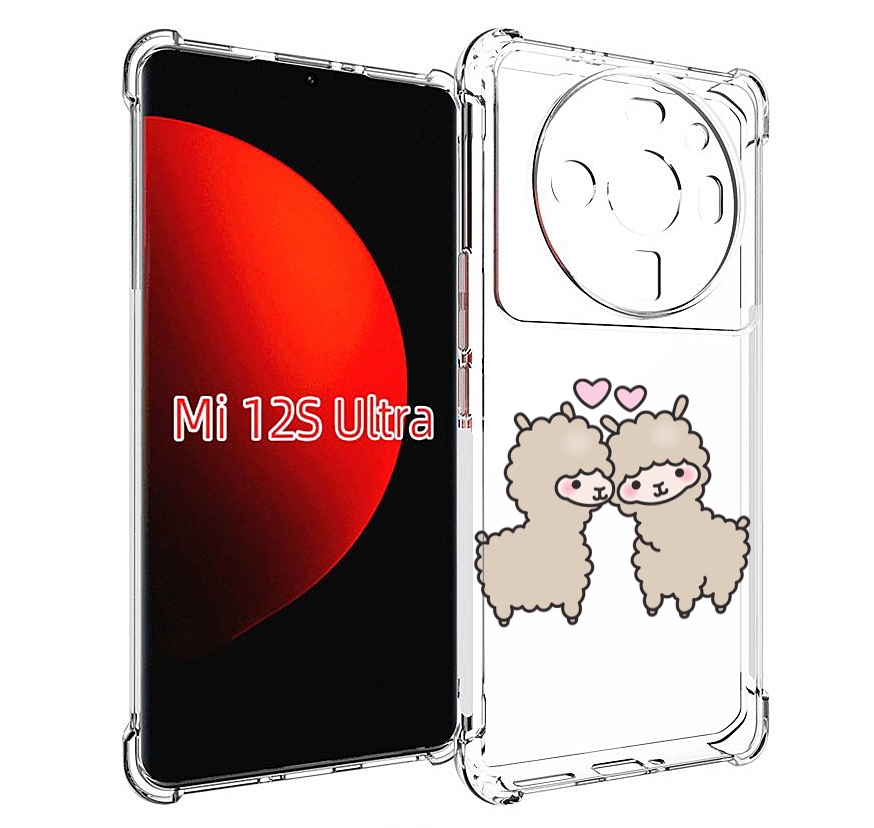 

Чехол MyPads влюбленные-барашки для Xiaomi 12S Ultra, Прозрачный, Tocco
