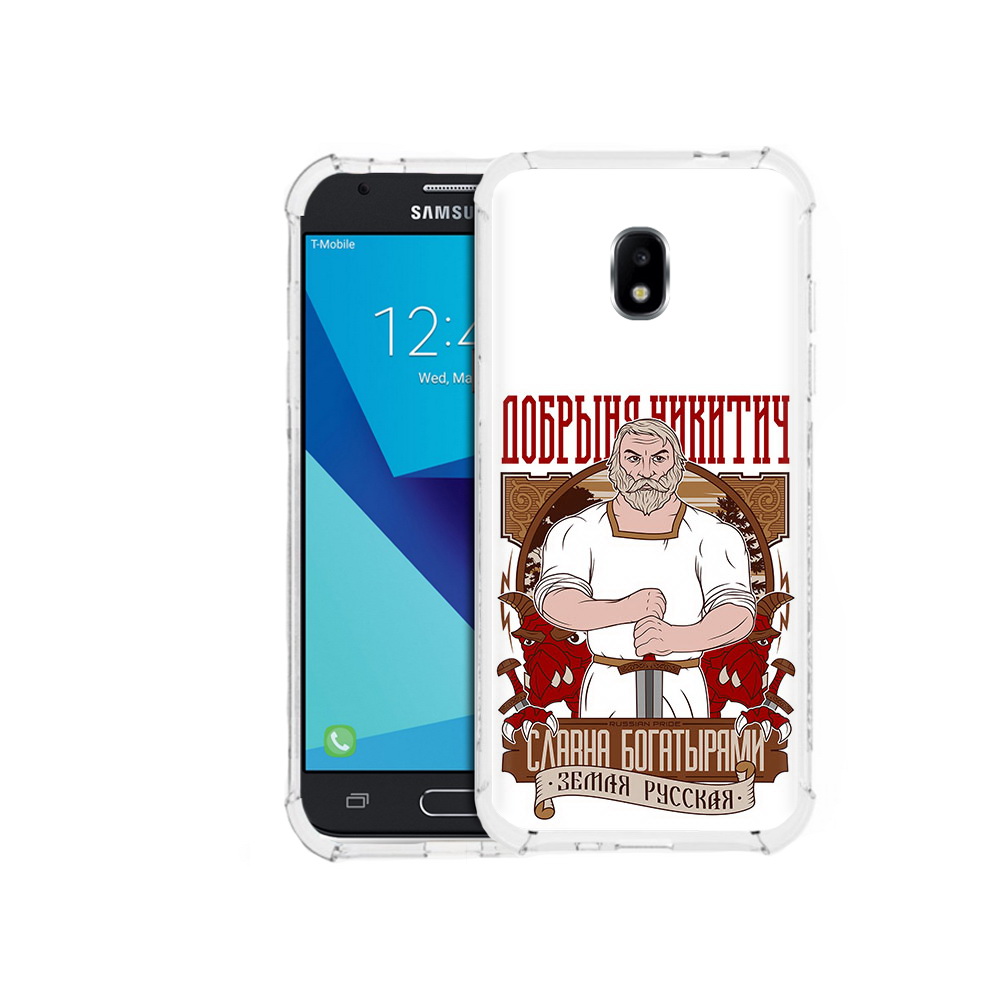 

Чехол MyPads Tocco для Samsung Galaxy J7 Pro Добрыня (PT128255.589.70), Прозрачный, Tocco