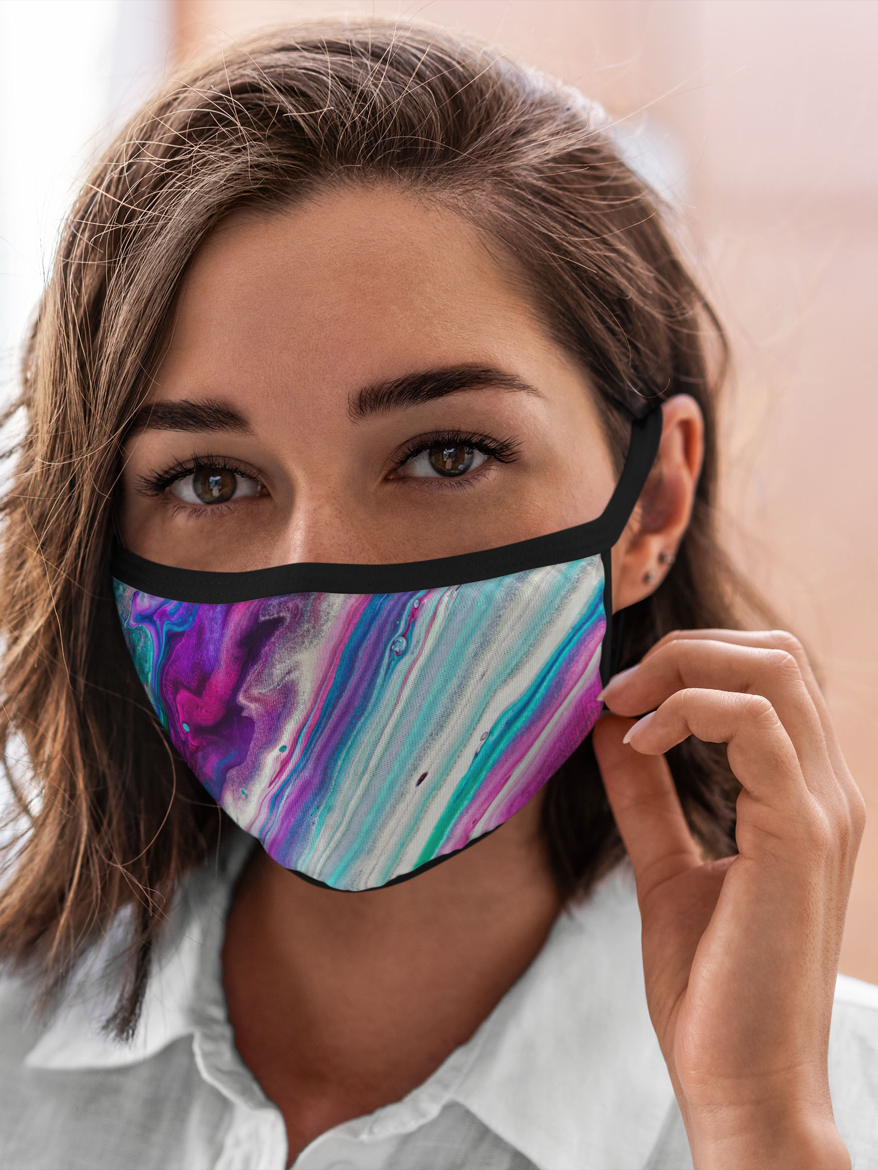 

Многоразовая маска унисекс Burnettie Краски Космоса, Разноцветный, Краски Космоса