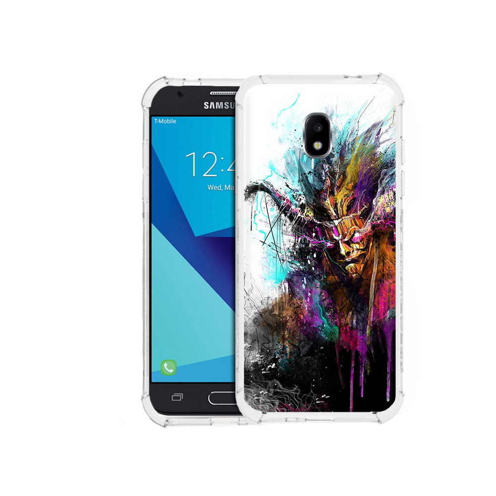 

Чехол MyPads Tocco для Samsung Galaxy J7 Pro яркий дьявол (PT128255.589.709), Прозрачный, Tocco