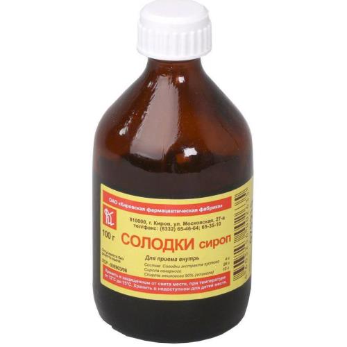 

Солодки сироп 100г