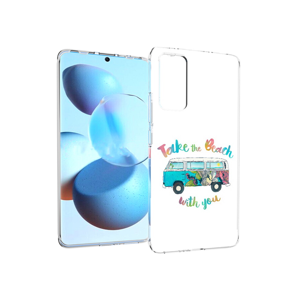

Чехол MyPads Tocco для Xiaomi Mi Civi Хиппи автобус (PT172370.274.190), Прозрачный, Tocco