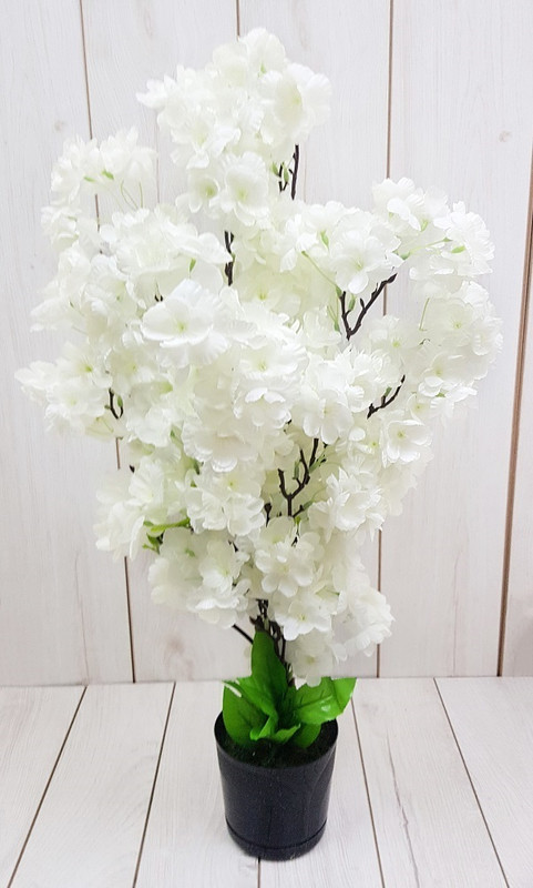 

Искусственное растение Сакура, Белый