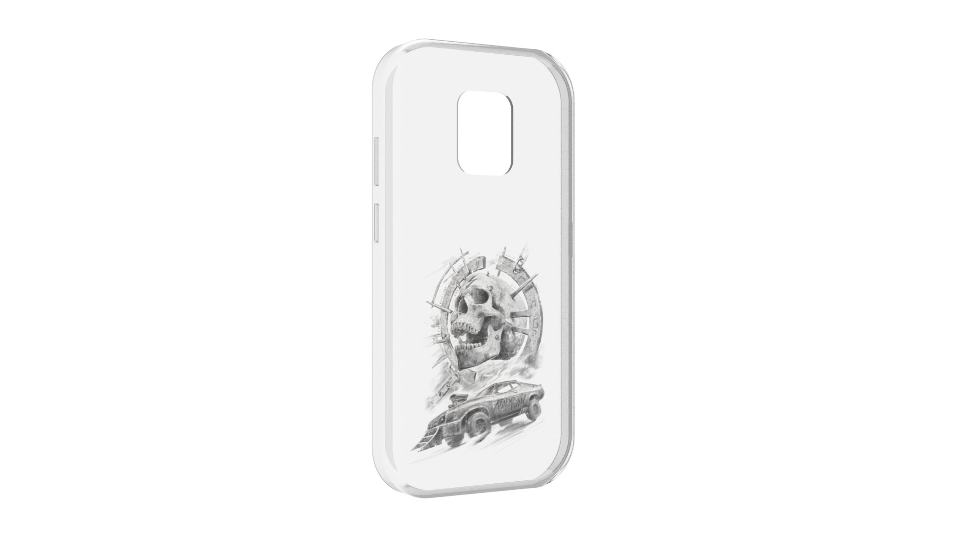 

Чехол на Lenovo K14 Plus/Motorola Moto E20/E30/E40 "Зима 1", Прозрачный, Tocco