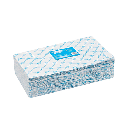 Полотенце White line 35х70 голубое 50 шт. полотенце white whale мишки 35×70 см люкс спанлейс 60 г м2 50 шт
