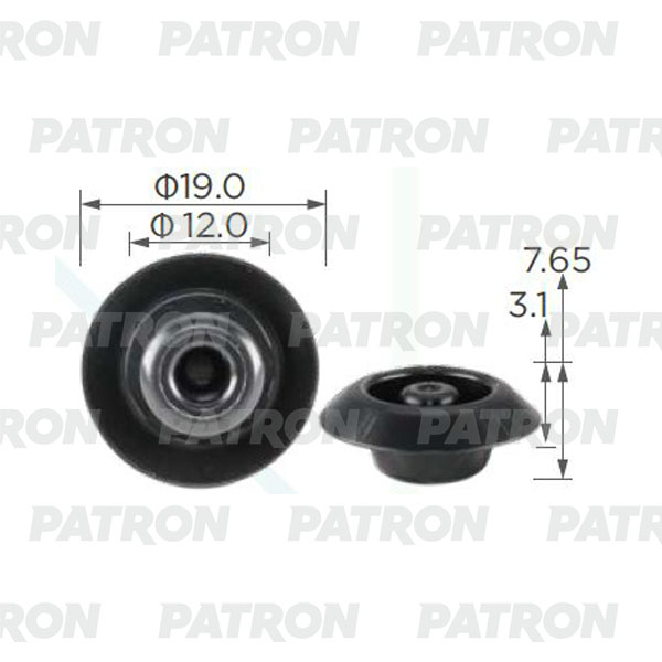 Заглушка Honda Применяемость: Заглушка 11mm PATRON арт.P372441
