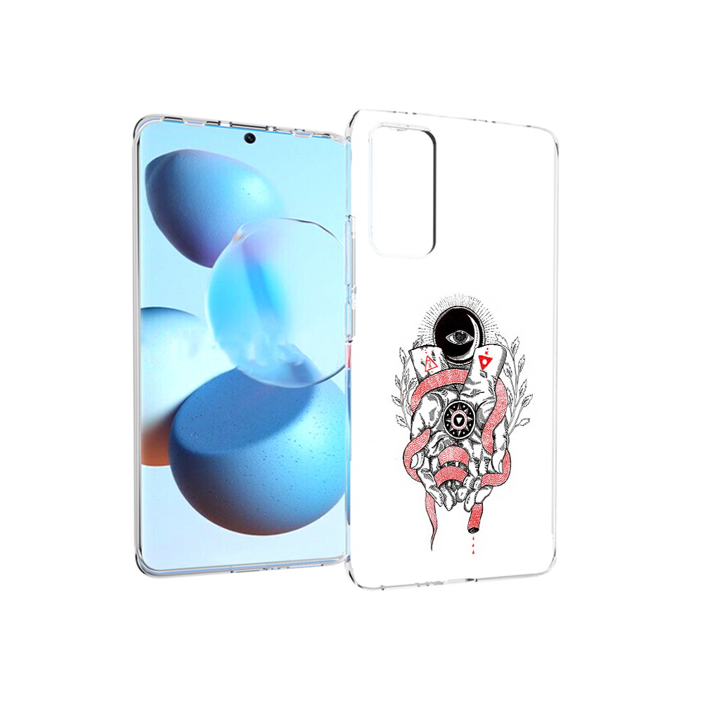 

Чехол MyPads Tocco для Xiaomi Mi Civi абстрация связанные руки (PT172370.274.213), Прозрачный, Tocco