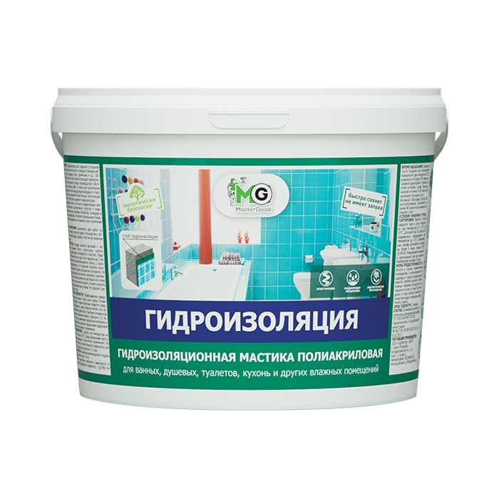 

Гидроизоляция мастика полиакриловая для влажных помещений Neomid Master Good, Master Good