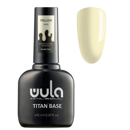 База WULA Nailsoul Titan Yellow 10 мл клей для виниловых обоев titan wild 200 г пакет twv200 sp