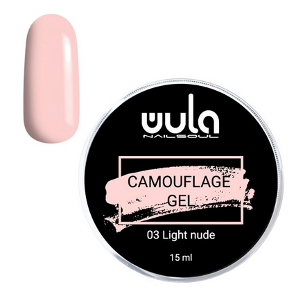 

Гель для наращивания WULA Nailsoul Camouflage тон 03 15 мл