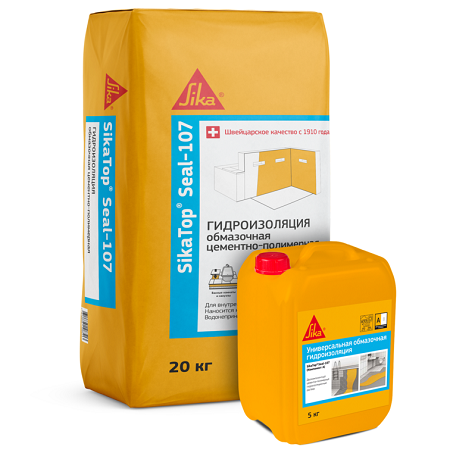 

Гидроизоляция двухкомпонентная Sika top Seal 107, top Seal 107