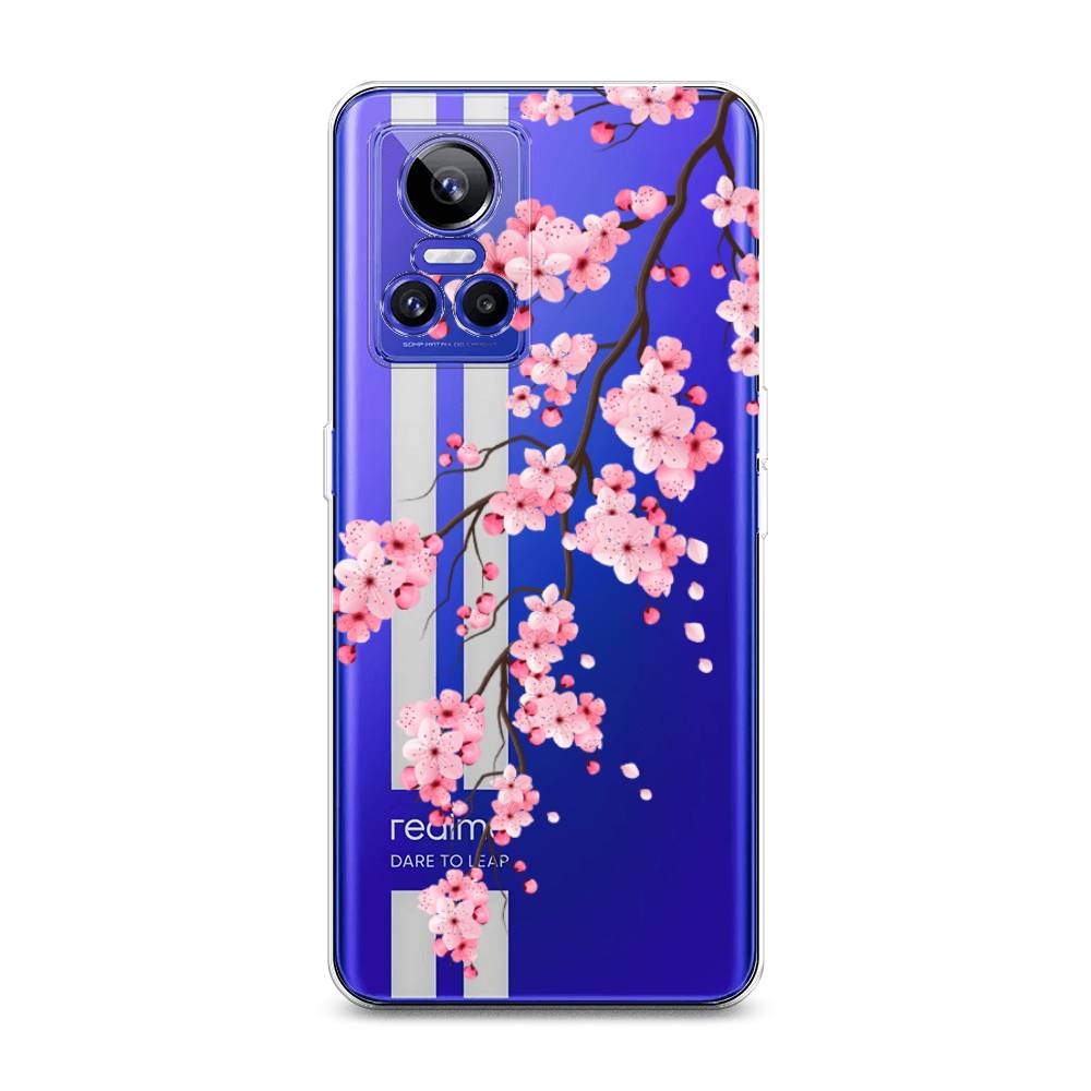 

Чехол Awog на Realme GT Neo 3 "Розовая сакура", Розовый;коричневый, 259050-8