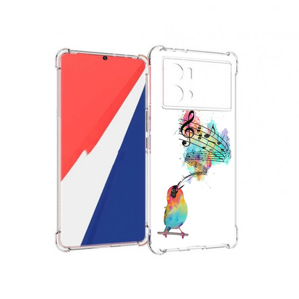 

Чехол MyPads Tocco для Vivo 9 Pro певчая птичка (PT226978.402.536), Прозрачный, Tocco