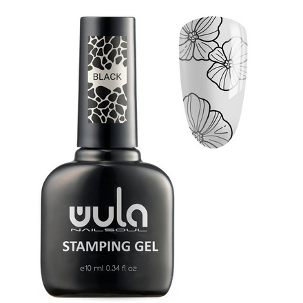 

Гель-лак WULA Nailsoul Stamping черный