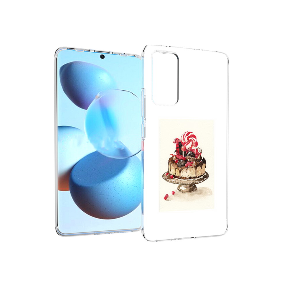 

Чехол MyPads Tocco для Xiaomi Mi Civi вкусный торт (PT172370.274.262), Прозрачный, Tocco