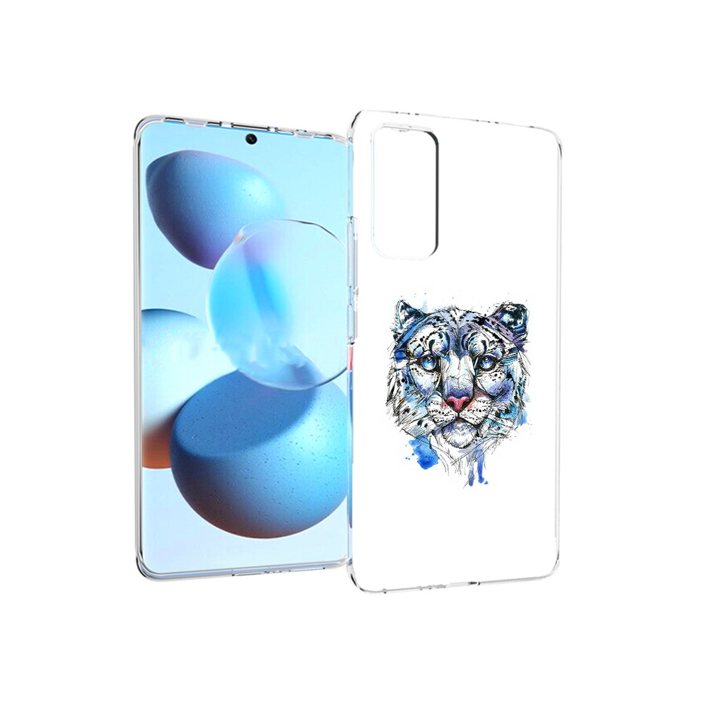 

Чехол MyPads Tocco для Xiaomi Mi Civi водяной тигр (PT172370.274.263), Прозрачный, Tocco