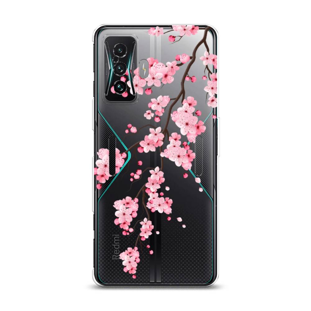 фото Чехол awog "розовая сакура" для xiaomi redmi k50 ge