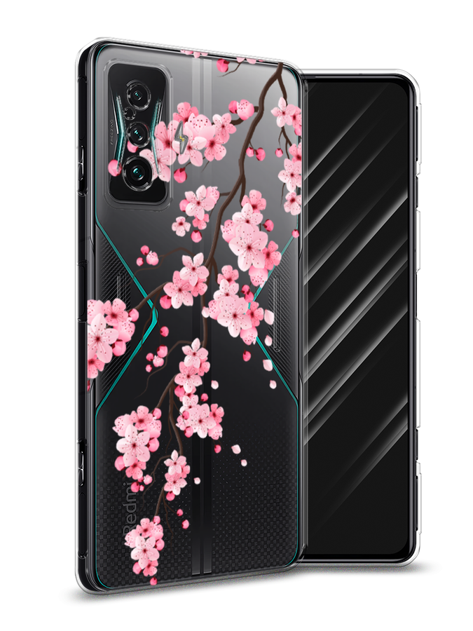

Чехол Awog на Xiaomi Redmi K50 GE "Розовая сакура", Розовый;коричневый, 314350-8