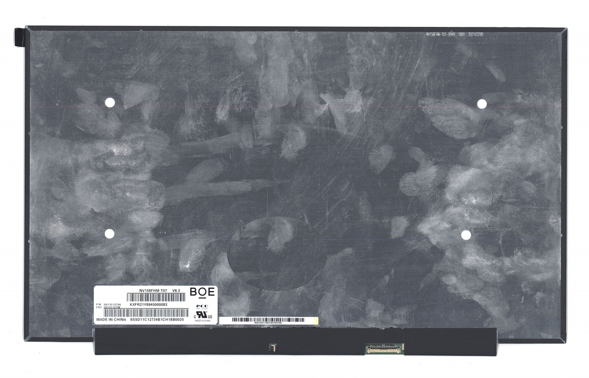 

Матрица OEM для ноутбука NV156FHM-T07 (100180539V), совместимая с p/n: NV156FHM-T07
