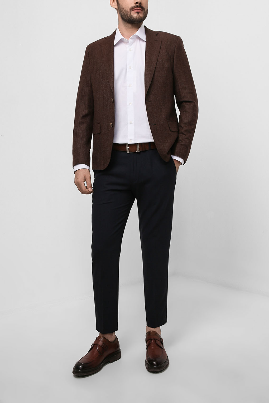 

Брюки мужские Esprit 081EO2B304 синие 50, 081EO2B304