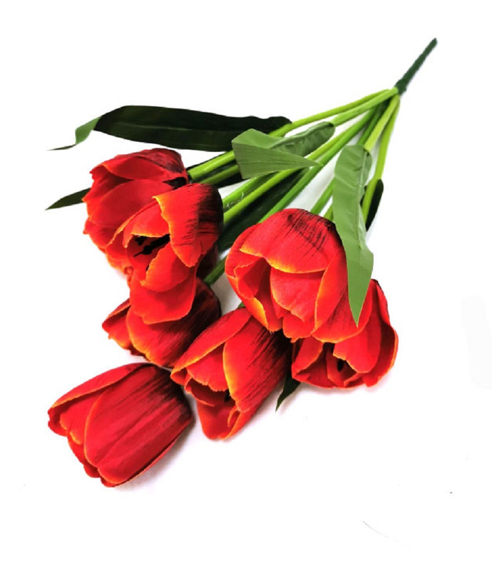 Искусственные цветы Тюльпаны (букет)
