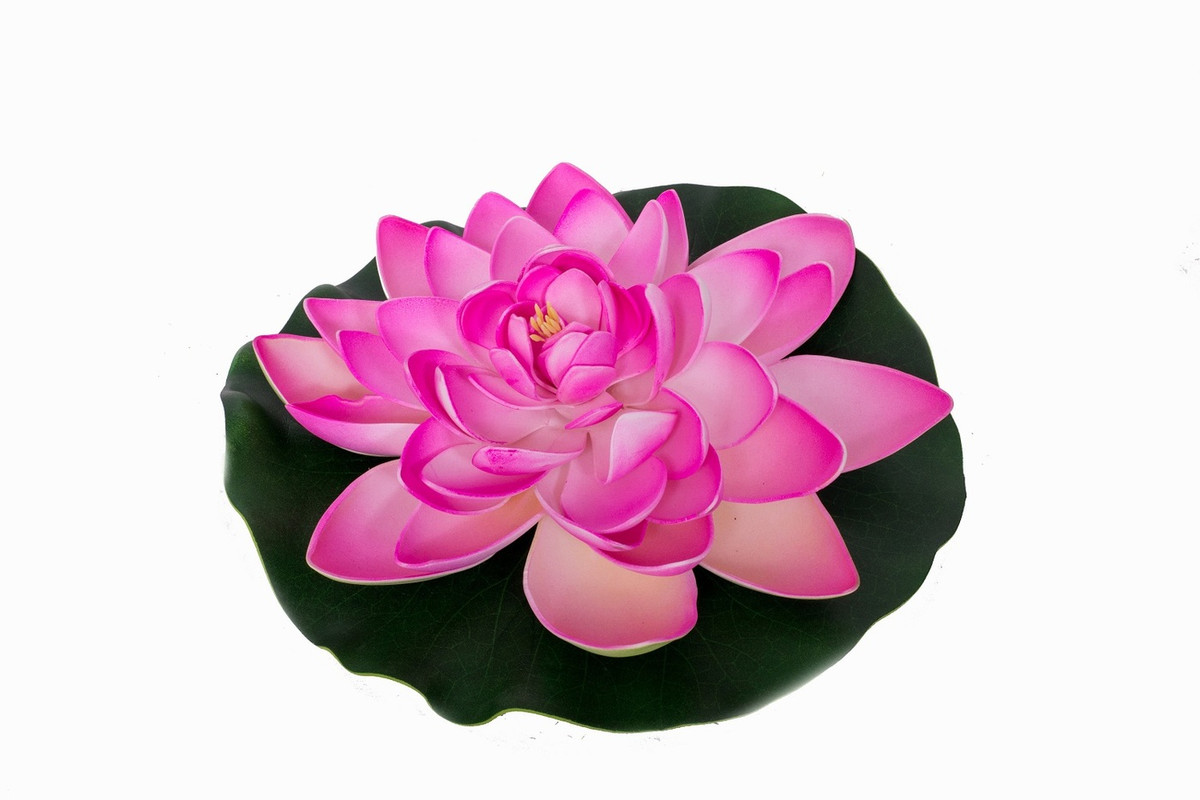 

Искусственные цветы Лотос розовый, Зеленый;розовый