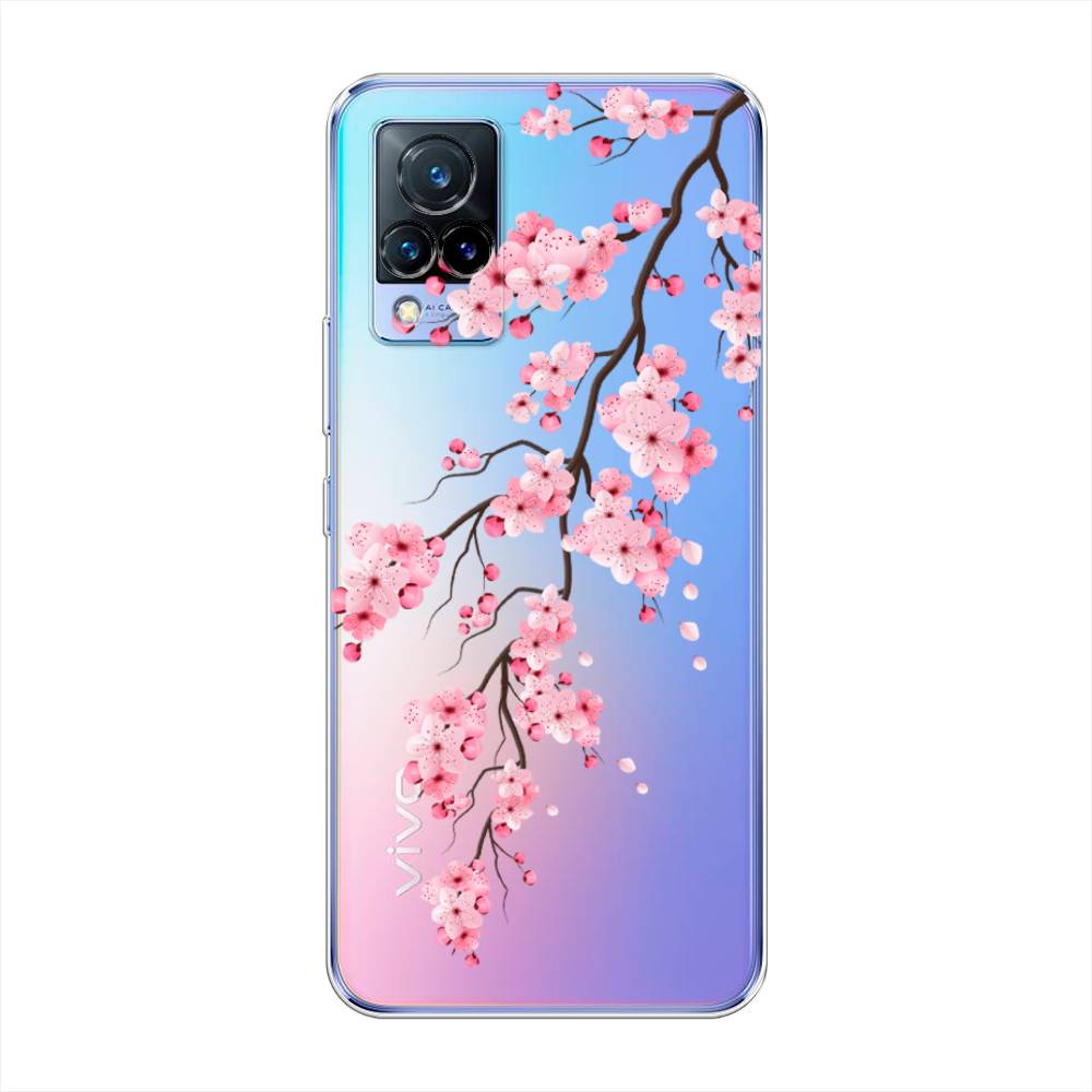 

Чехол Awog на Vivo V21 "Розовая сакура", Розовый;коричневый, 264350-8