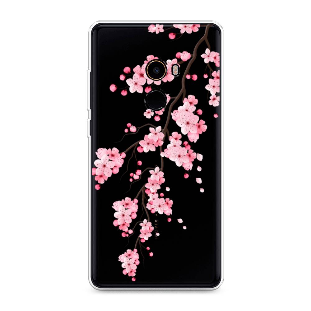 

Чехол Awog на Xiaomi Mi Mix 2 "Розовая сакура", Розовый;коричневый, 32550-8