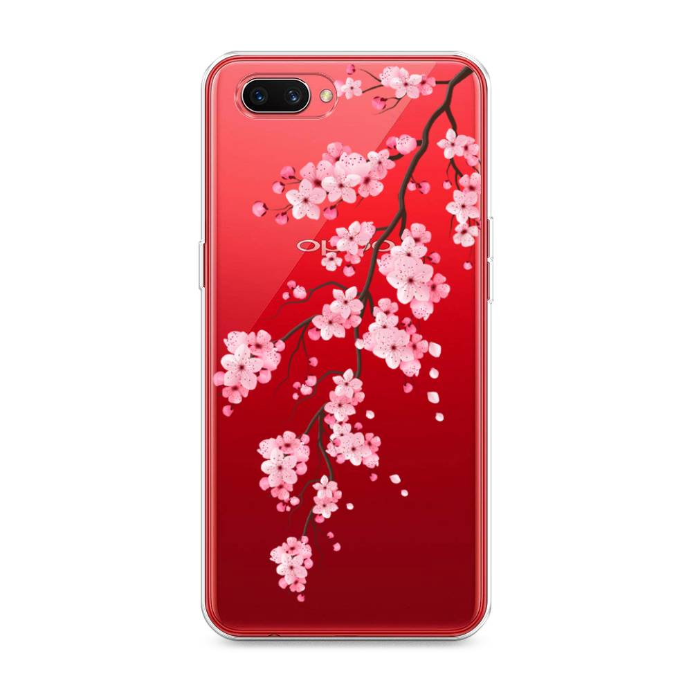 

Чехол Awog на Oppo A3s "Розовая сакура", Розовый;коричневый, 250650-8