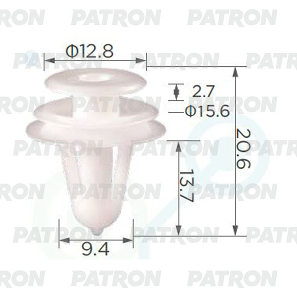 

Клипса Автомобильная PATRON P370756