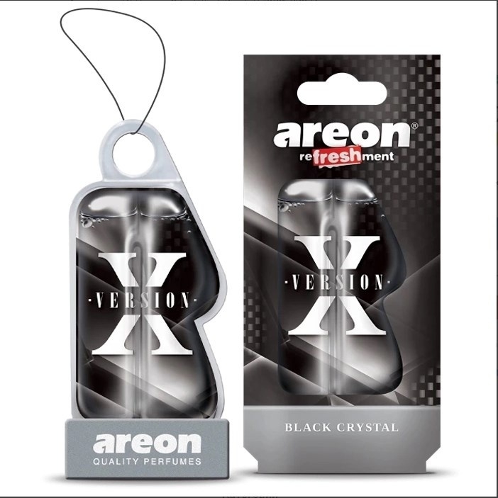 Ароматизатор подвесной гель AREON LIQUID X-VER REFRESHMENT Black Crystal 441₽