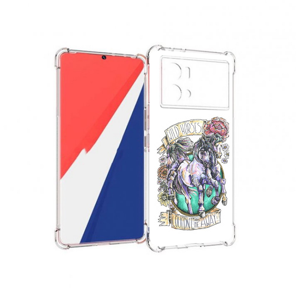 

Чехол MyPads Tocco для Vivo 9 Pro рисунок коней в цветах (PT226978.402.582), Прозрачный, Tocco