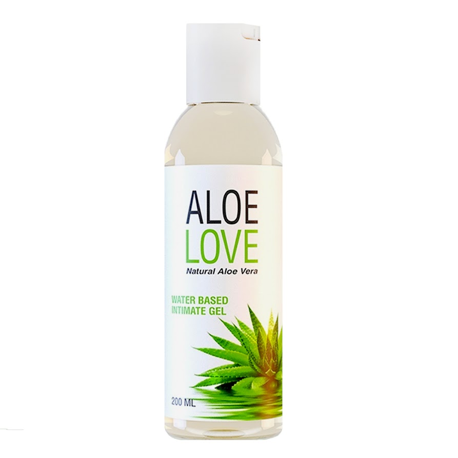 фото Интимная гель-смазка aloe love лубрикант на водной основе 200 мл