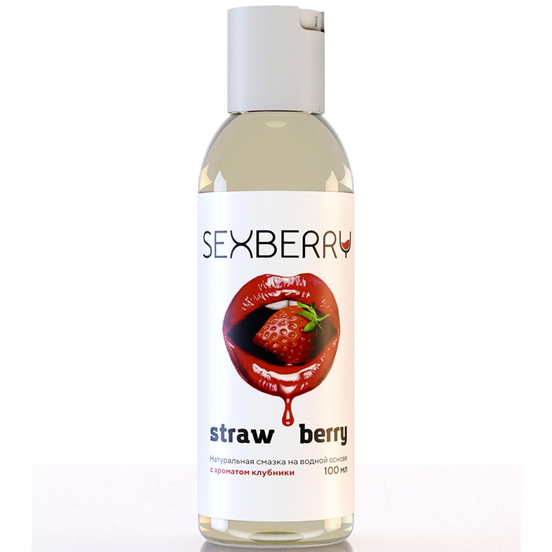 Гель-лубрикант Smaska Sexberry на водной основе клубника 100 мл