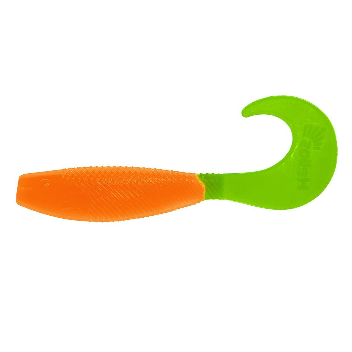 

Твистер несъедоб. Hybrid 2,75"/7,0 см Orange & Green 100шт. (HS-13-025-N) Helios