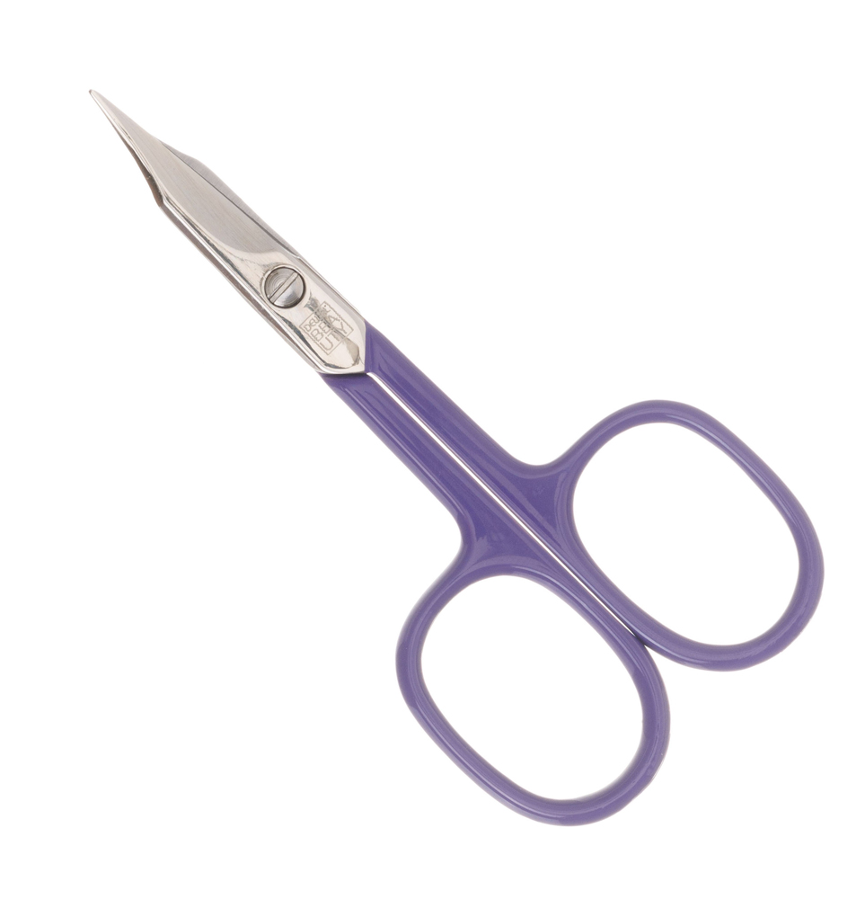Ножницы маникюрные Dewal универсальные 9 см фиолетовый маникюрные ножницы dewal позолоченные ручки 43gd