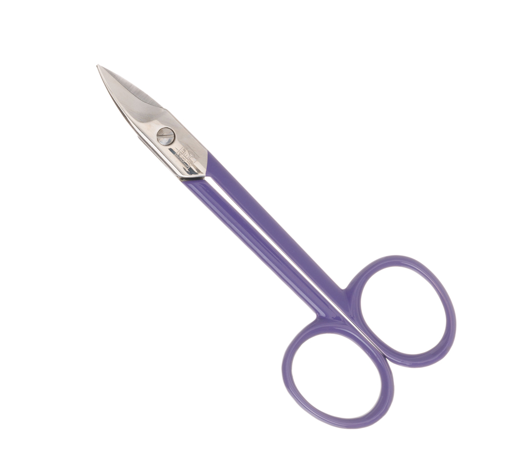 Ножницы Dewal для педикюра 10 см фиолетовый бокорезы knipex kn 7002160 двухкомпонентные рукоятки 160 мм 62 hrc