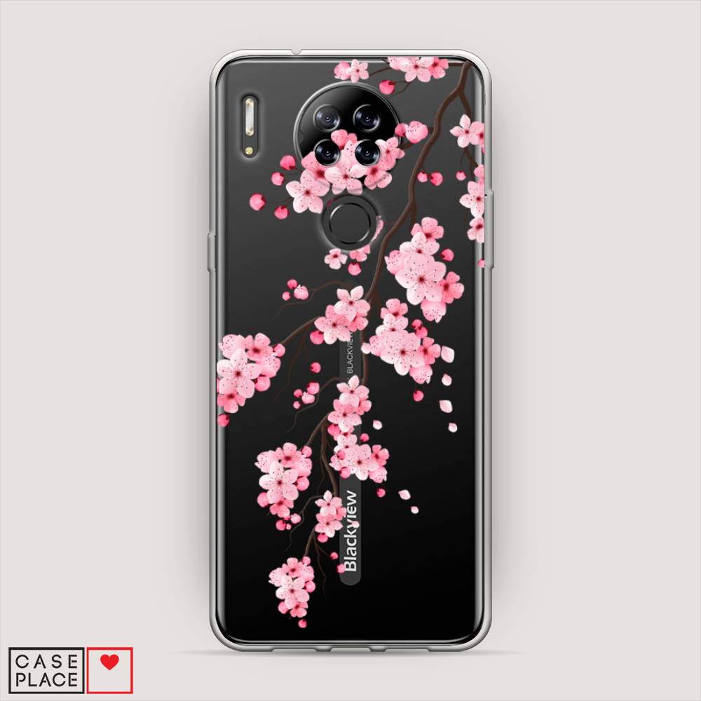 

Чехол Awog на Blackview A80 "Розовая сакура", Розовый;коричневый, 280150-8